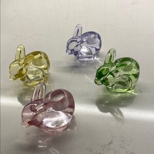 Williams Sonoma Tiny Tapers Bunny Candleholders